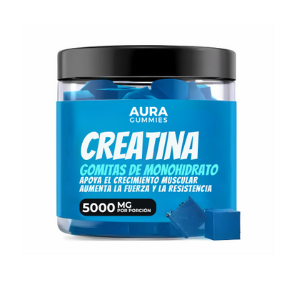 Aura Gummies® – Creatina en Gomitas - 120 piezas para 30 días